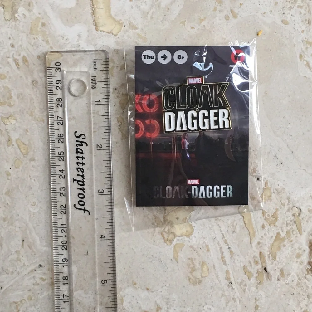 NWT Rare ComicCon Marvel’s Cloak & Dagger Pin